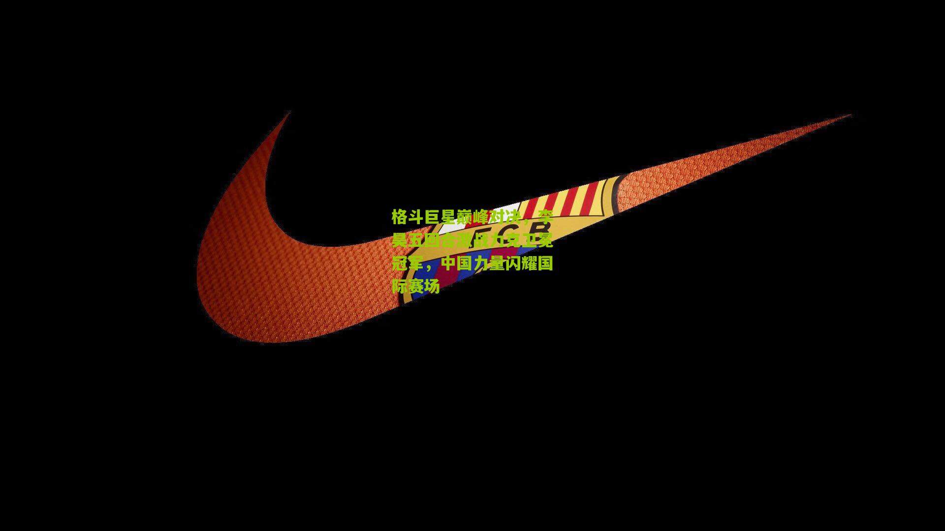 格斗巨星巅峰对决，李昊五回合激战力克卫冕冠军，中国力量闪耀国际赛场